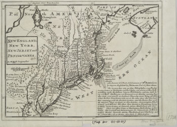 1715-1720 - New England, New York, New Iarsey, Pensilvania, Maryland and Virginia